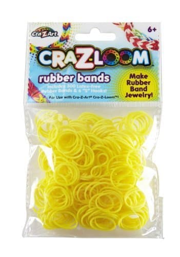 Cra-Z-Loom Refill Pack Rubber Bands Yellow