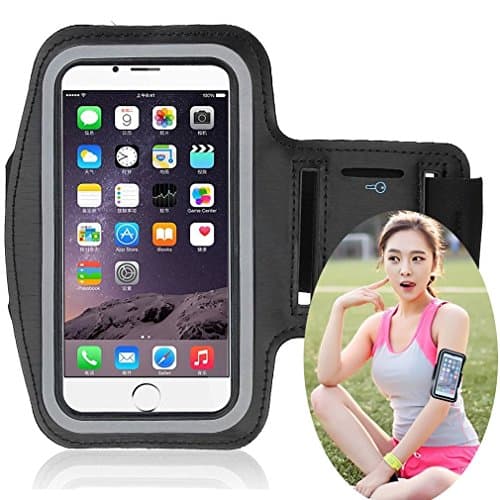 iPhone 7 Armband,Smaier Sport Armband for iPhone 6 / iPhone 6s (4.7 inch) for Sports, Running, Jogging, Walking, Hiking, Workout and Exercise+ Key Holder with Adjustable size, Safey design (For iphone 5.5)