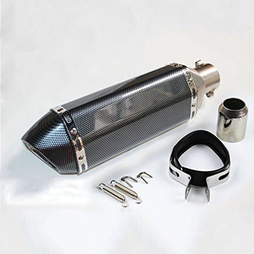 51MM Universal Motorcycle Exhaust Modified Muffle pipe For most motorcycles CB400 CBR600 YZF YZR R1 E6 TTR GSXR750