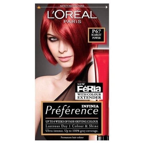 L'Oreal Preferance P67 Scarlet Power