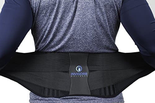 Invigor8 Wellness Back Brace for Strong &amp; Effective Back Support. Helps stabilise &amp; support the back, provide effective pain relief and injury avoidance. Suitable for men and woman. (XXL)