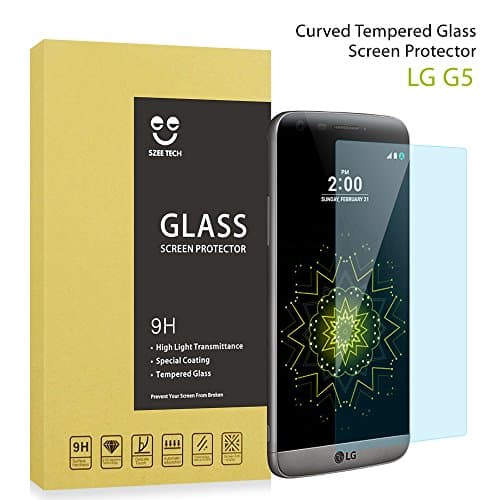 Premium Tempered Glass Screen Protector for LG G5 High Defintion Screen Film,Anti Scratches/Bubble-Free/Fingerprint Free 9H for LG G5[Transparent]