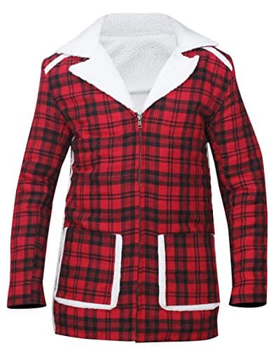 Martech Apparel Ryan Reynolds Deadpool Wade Wilson Red Fur Coat