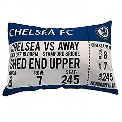 Chelsea Filled Printed Ticket Design Cushion 50 x 48cm