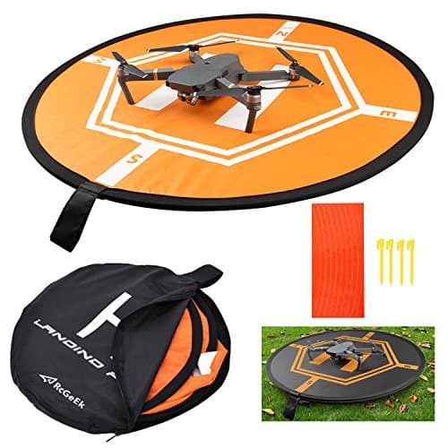 Drone Landing Pad DJI, Taotree Helipad for RC Drones Helicopter DJI Mavic Pro and RC Phantom 2/3/4/4 Pro, 32" (80cm) (Drones Not Included)