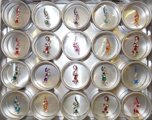 DESIGNER DIAMONTEZ BINDI BOX - SWIRLING MEDIUM(2 cm) - FULL BOX - SOLD BY TRENDZ