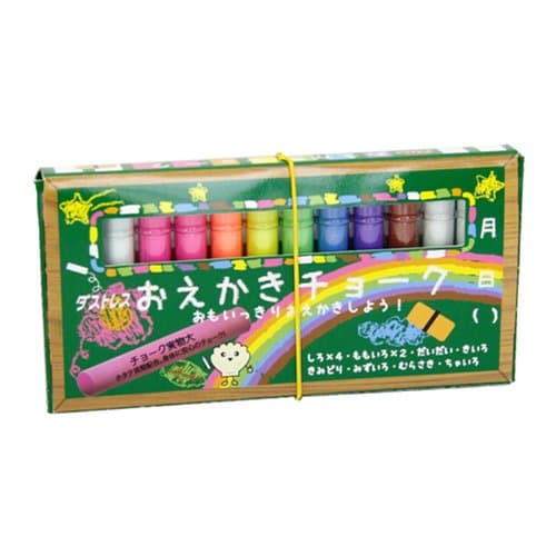 Dustless Oekaki Chalk DE-12 pack of 12