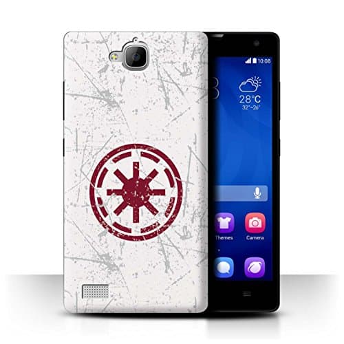 STUFF4 Phone Case / Cover for Huawei Honor 3C / Galactic Republic Inspired Design / Galactic Symbol Art Collection