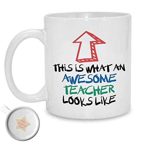 This Is What An Awesome Teacher Looks Like | 11oz Printed Ceramic Mug