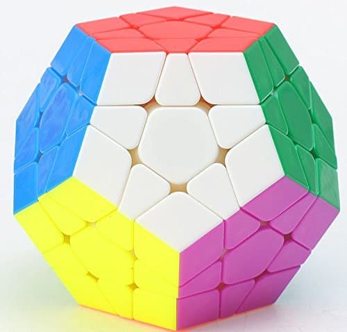 FUNS Ultra Smooth 12 Sides Stickerless Megaminx Speed Cube Twisty Puzzle
