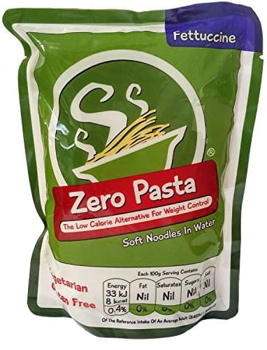 Zero Pasta - Fettucine (Konjac Pasta from Zero Noodles) 200g (Pack of 3)
