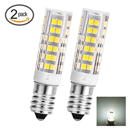 2X E14 LED Bulb 7Watt,450lm,6000K Cool White,40 Watt Replacement,360¡ãBeam Angle,AC 220-240V,Non Dimmable,?16X67mm