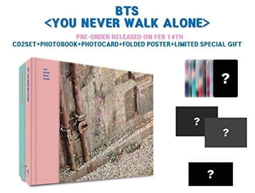 BTS BANGTAN BOYS - You Never Walk Alone [RIGHT ver.] CD+Photobook+Photocard+Folded Poster+Extra Photocard set