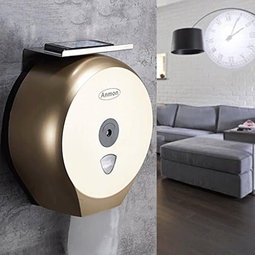 QZz Bath Hotel Bathroom Plastic Large Roll Paper Box Large Roll Holder Toilet Paper Shelf Waterproof Tray Paper Towel Rack Toilet Paper Holders