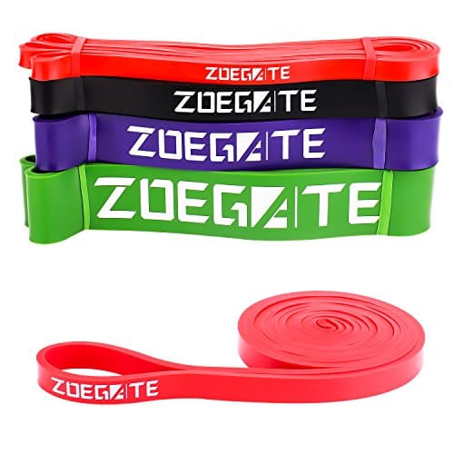 Resistance Bands Assisted Pull up Bands for Women and Men Versatile Portable Exercise Bands for Body Stretching Powerlifting Weight Training Crossfit Yoga and Pilates (Red (15-35 lbs))