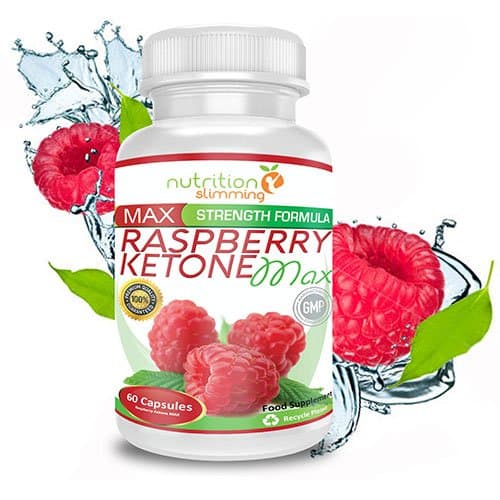 Raspberry Ketone Max - Potent Concentration of Raspberry Ketone - 100% Natural - Pure Highest Quality Raspberry Ketone Extract taken from the Fruit - 60 Capsules - FREE SHIPPING