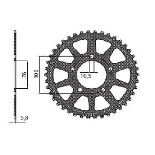 5-3216-40 Rear Sprocket/40 Teeth Chain Size... – Sunstar Sprockets 12111755