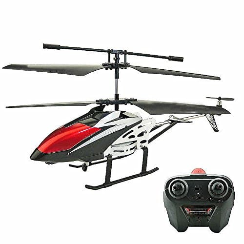H aircraft Remote Control Aircraft 3.5 Through Alloy Drop Lights Mini Remote Control Helicopter Aviation Model Children 'S Toys,Red
