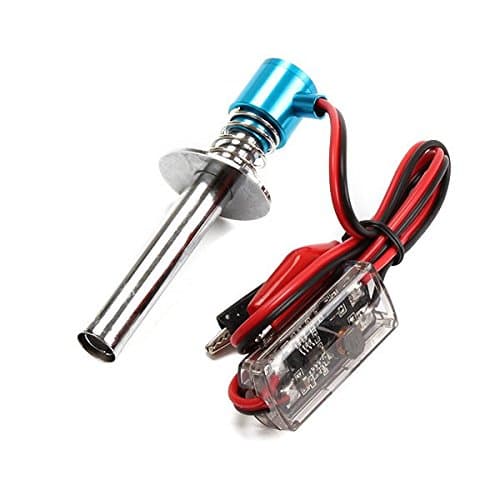 Yiguo 80100 6V-24V Electronic Glow Plug Starter Igniter suitable for Nitro RC Car Blue Upgraded