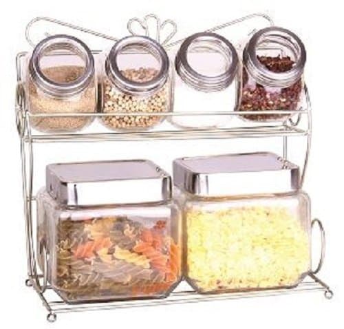 Reduced to Clear. Less Than Half Price! Kitchen Glass Storage Jars Spice Herbs Canister Cereal Pasta Spaghetti Dry Food Masala