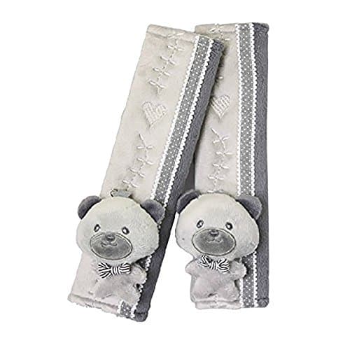 Multi Use Auto Car seat belt cover Plush Seat Belt Strap Shoulder Pad Cushion 2 pcs One Pair (Bear(B))