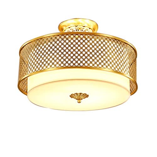 YMXLJF Ceiling Lighting Copper European copper ceiling lanterns copper ceiling lights Chandelier