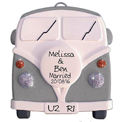 VW Camper Van, Personalised Plaque, V Dub Inspired in Grey - by Truly for You