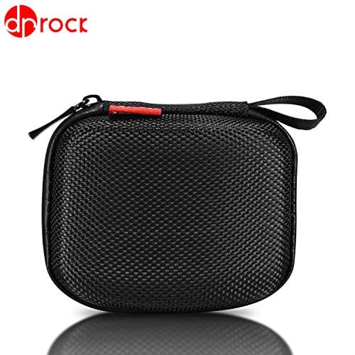 [Dr Rock] universal Headset and Bluetooth Headphones Carrying Hard Case Travel Bag for Sony Audio-technica AKG Beyerdynamic Panasonic Bang&amp;Olufsen Sennheiser Bose Beats,Color[Black Carbon Fiber Lines]