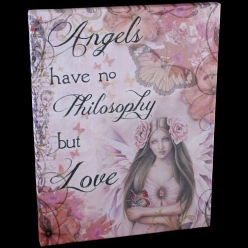 Angels Canvas Plaque By Jessica Galbreth
