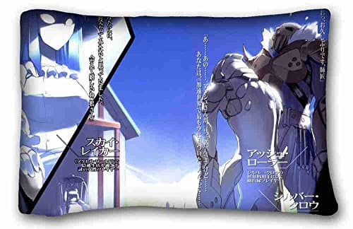 Soft Pillow Case Cover ( Anime Accel World ) Soft Pillow Case Cover 20*30 Inch (One Sides)Zippered Pillowcase suitable for California King-bed PC-Red-42671