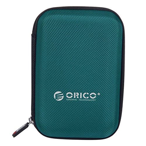 ORICO Portable Hard Drive Case - EVA Carry Case for 2.5 Inch HDD SSD - Suitable for WD/Western Digital | Toshiba | Buffalo | Hitachi | Seagate | Samsung | 500GB | 1TB | 2TB | 3TB (Blue)