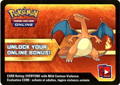 Pokemon Charizard-EX Box Promo Code Card by Pokemon USA
