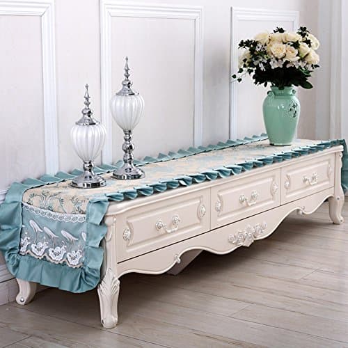 the style of TV cabinets/tablecloth /Rectangular shields towel/ TV cabinet enclosures fabrics-A 45x210cm(18x83inch)