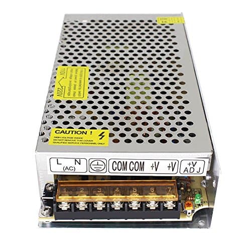 Tesfish 110V/220V AC to 5V 20A 100W DC Universal Switching Power Supply for CCTV,LED strip light