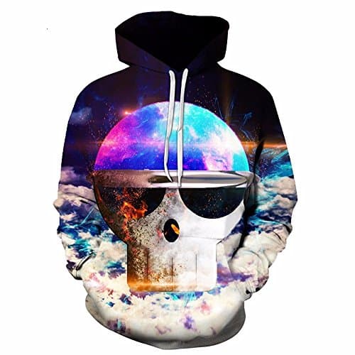 WDBAYXH 3D Hoodies Sweatshirt Galaxy Sudaderas Spring Harajuku Pullovers Plus Size Men Women Tracksuit Hip Hop,XL