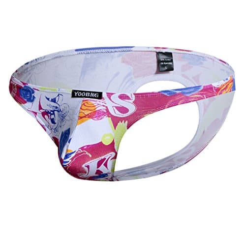 youbin Mens Briefs Jockstrap (UK Small/with Tag M, Multicoloured)
