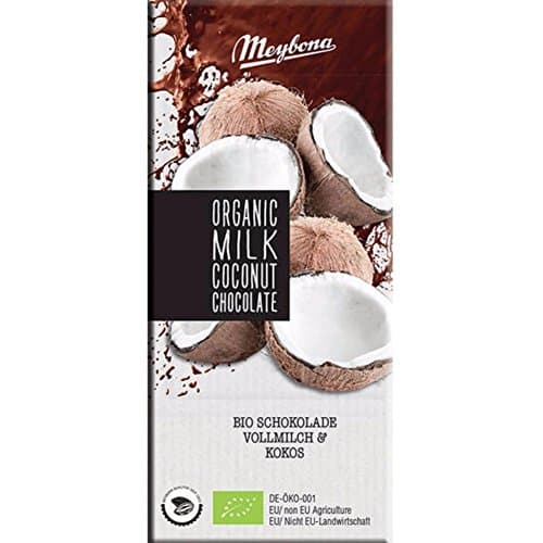 Organic Milk chocolate with coconut flakes