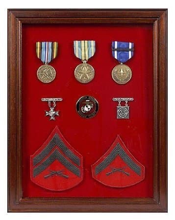 Military Award Shadow Box - Medal Display Case by Freedom Display Cases