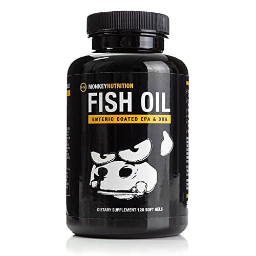 Monkey Nutrition Fish Oil - 120 Enteric Coated Soft Gels
