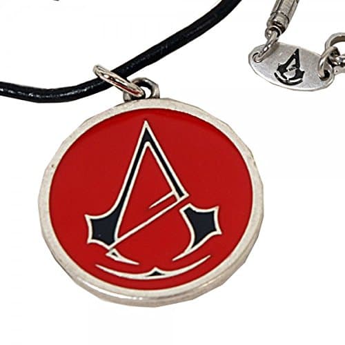 Assassin's Creed Unity Logo Pendant Black with Necklace