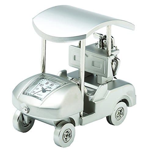 Sanis Enterprises Golf Cart Clock with Canopy, 1.5 by 2.25-Inch, Silver by Sanis Enterprises