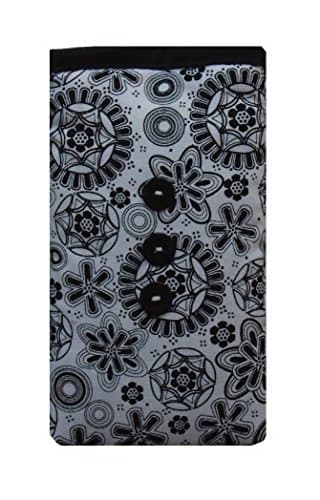 Cute Black Retro Print Mobile Phone Sock Pouch for Apple iPhone X