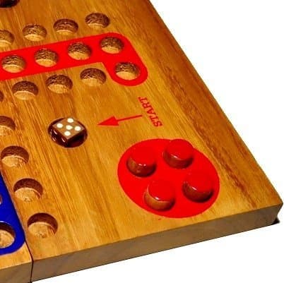 Wooden Ludo - Large by Monkey Pod Games