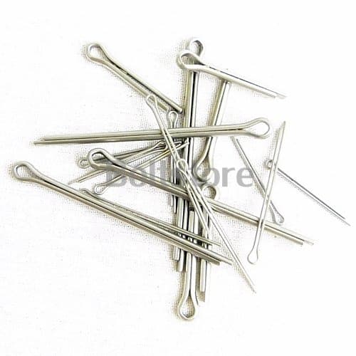 Boltstore Split Cotter Pins 1 x 25mm (1/32" x 1") DIN 94 A2 Stainless Steel (Pack of 100)