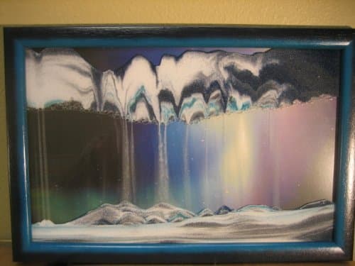 Rainbow Vision Sand Picture--Medium size "Aurora Borelis" by Rainbow Vision Sand Picture