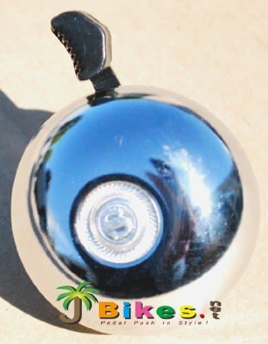 JBikes Classic Ring-Ring S Beach Cruiser Bicycle Bell - Chrome by J Bikes