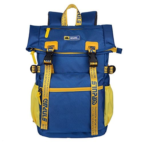 Sinpaid HB-06 Casual Style Backpack 15.6" Laptops Backpack Extra Light Nylon Waterproof Backpack (Blue)