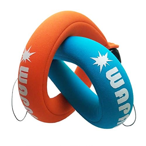 Waterproof Camera Float Strap WAPAG Universal Floating Wristband Buoyancy Belt for GoPro/Panasonic Lumix/Nikon COOLPIX AW110/Canon PowerShot D20/Fujifilm FinePix/Waterproof Bag/Cell Phone (Blue orange)