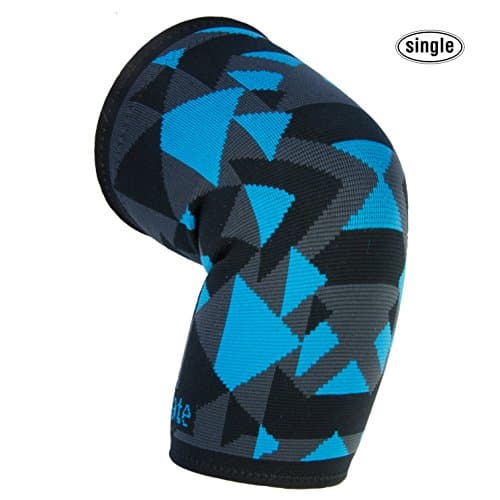 Actervate compression knee sleeve brace | men &amp; women | Triangle | support protection for sport, running, basketball hiking &amp; crossfit wraps for yoga. Orthopedic arthritis knee relief (Blue, Medium)