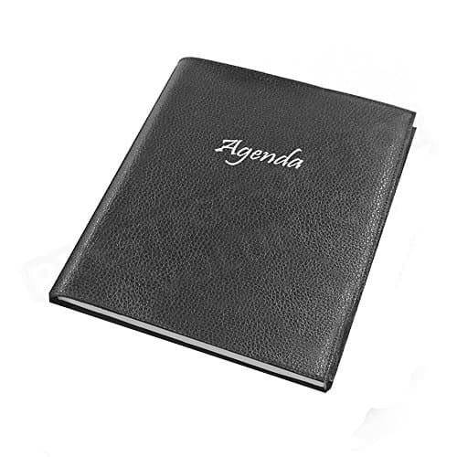 17x24 Diary Leather Grey Beaubourg